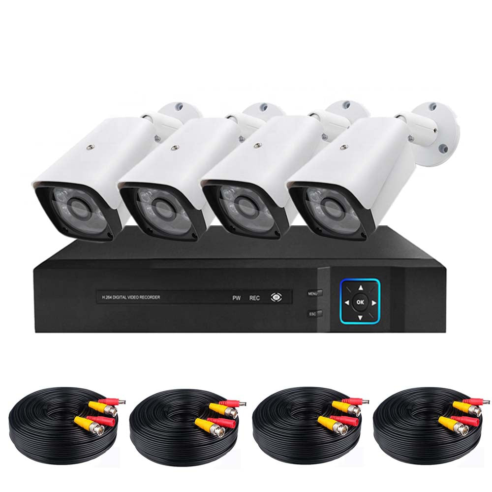 Wired AHD camera system - 4 cameras-0