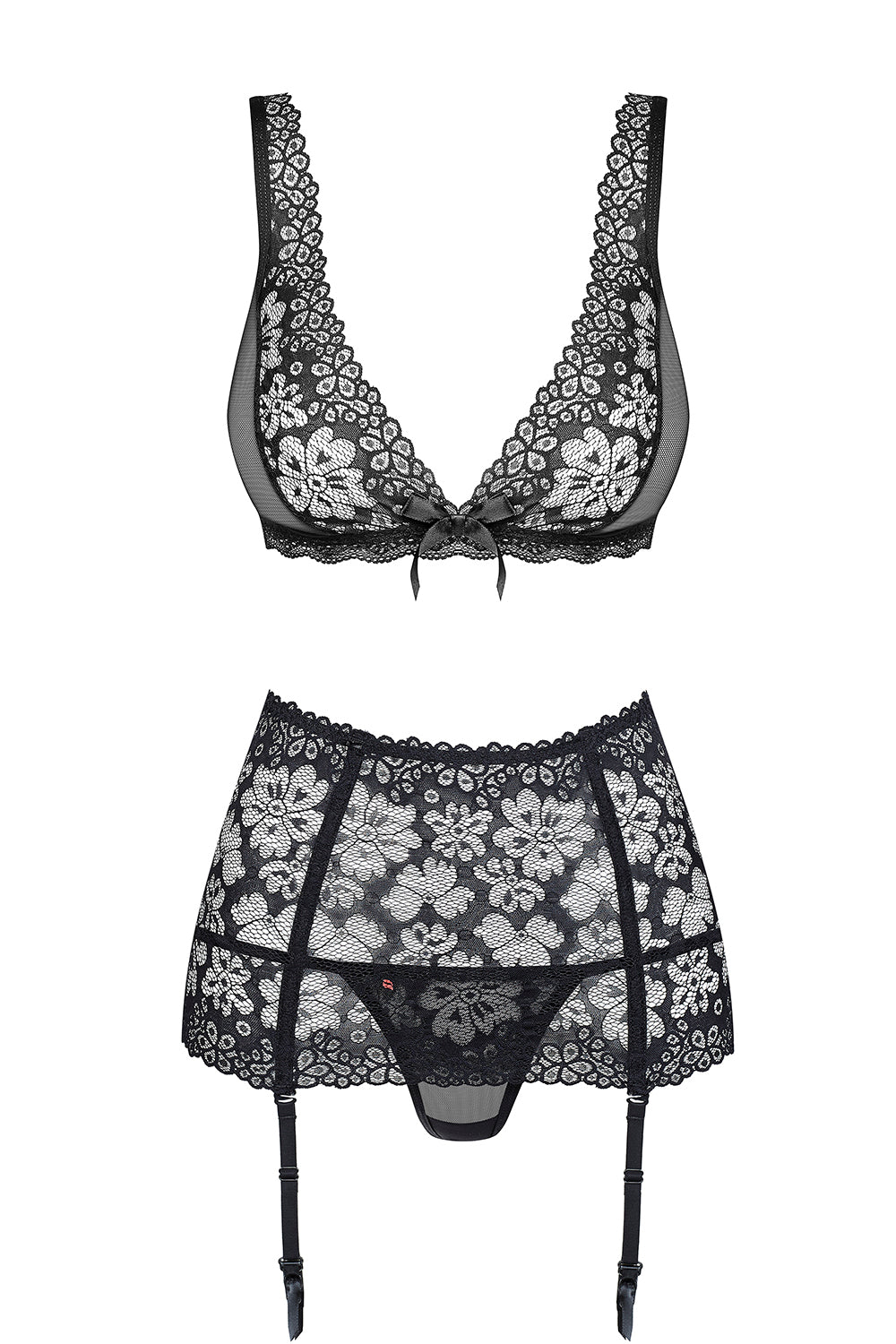 856-SEG-1 3-teilges Set schwarz - 2XL-2
