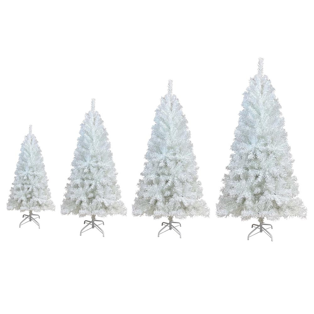 White artificial pine - in several sizes - 210 cm-2