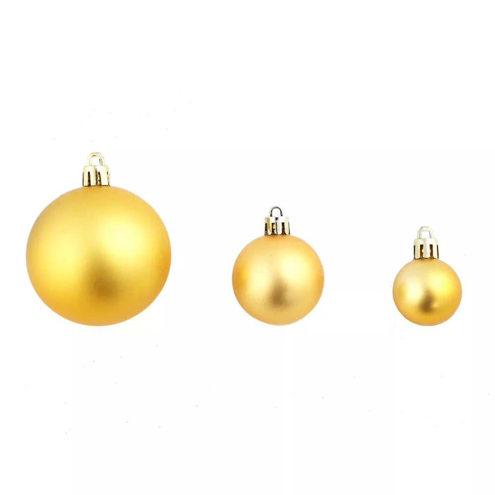 112-piece Christmas tree decoration, 4 colors-gold-4