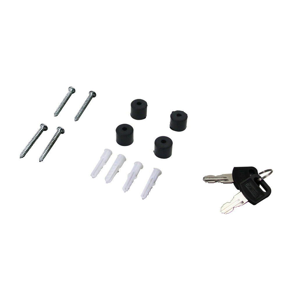 Metal mailbox in several colors - black-3