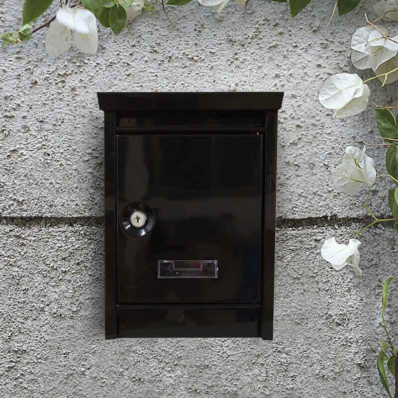 Metal mailbox in several colors - black-2