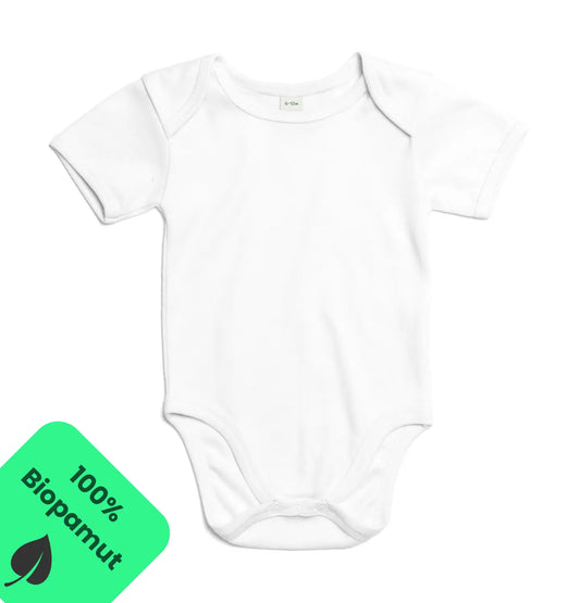 Babybugz Baba body 100% Biopamut rövid ujjú Fehér  5db/Csomag-0