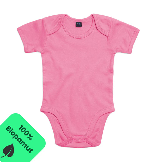 Babybugz Baba body 100% Biopamut rövid ujjú Bubble pink 5db/Csomag-0