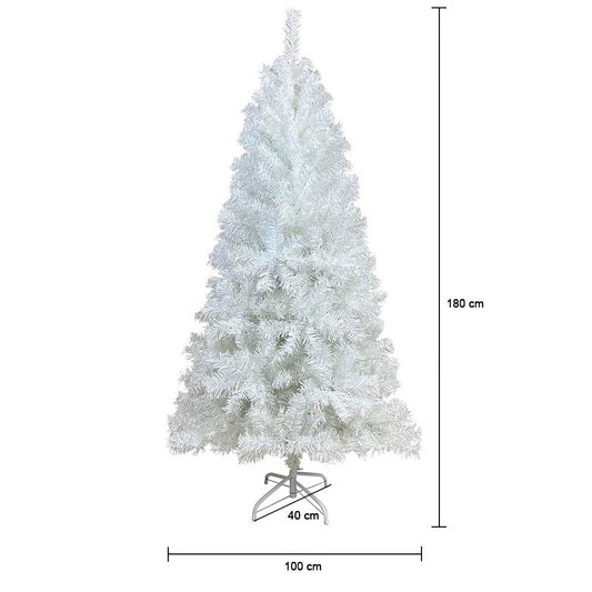 White artificial pine - in several sizes - 180 cm-0